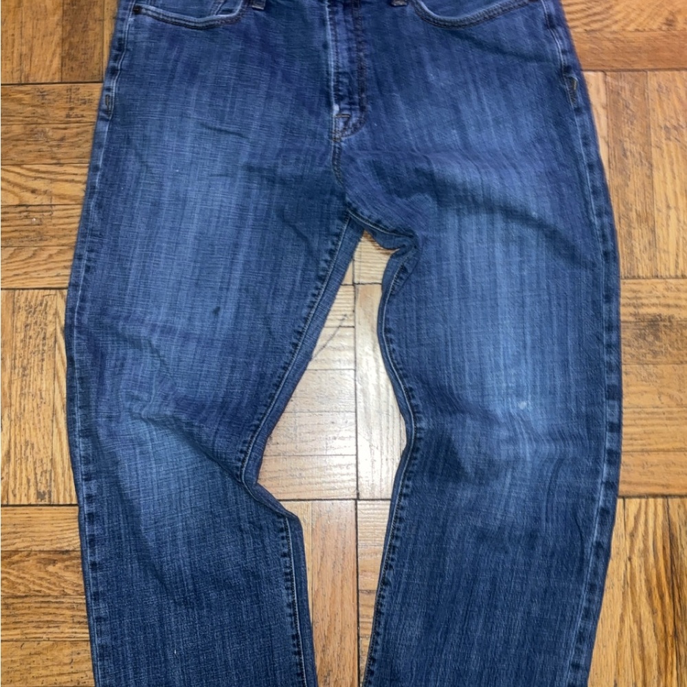 Lucky Brand Men's Dark Blue Straight Jeans
